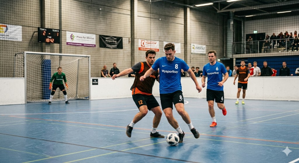 Logiciel de gestion de club de sport, joueurs sur terrain de padel indoor