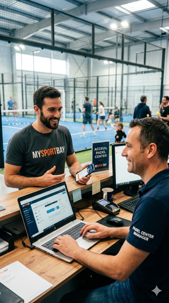 Logiciel de gestion de club de sport, accueil client avec MySportBay