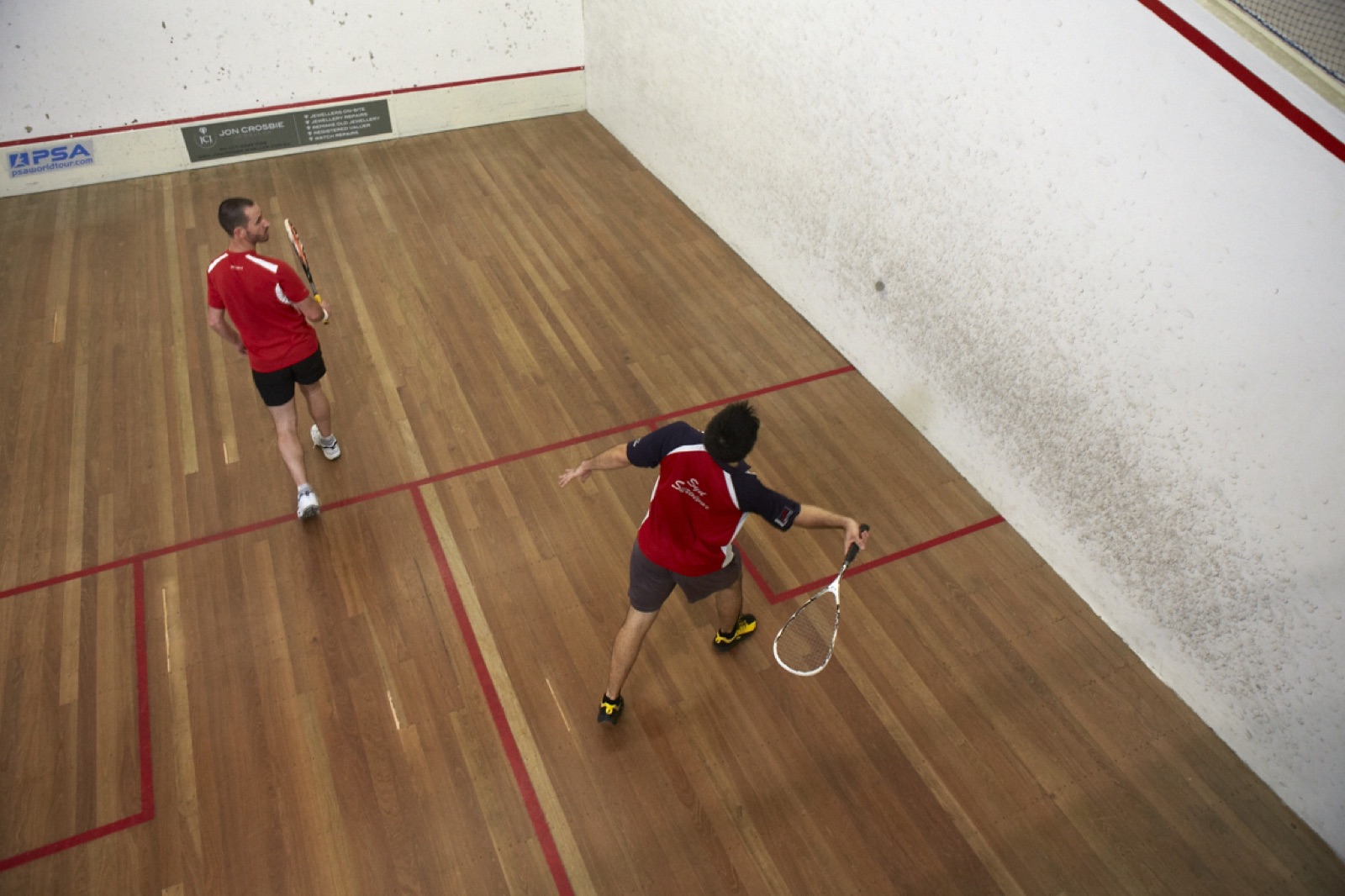 Logiciel de gestion de club de squash, installation du club