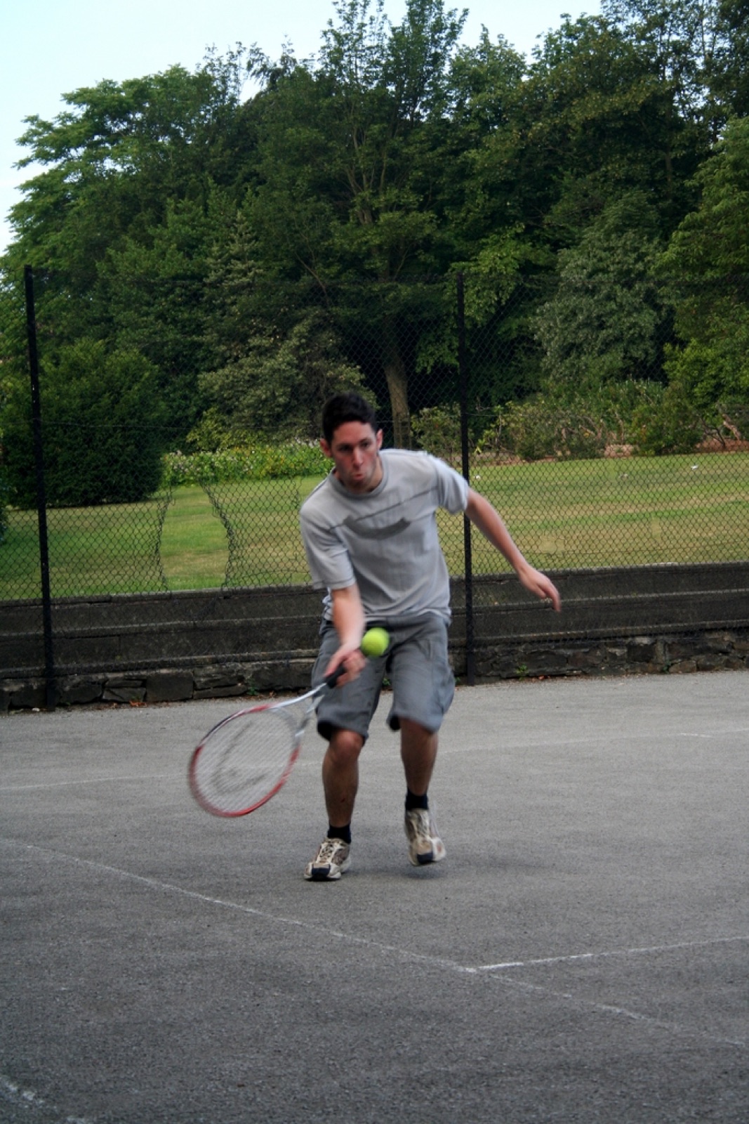 Logiciel de gestion de club de tennis, joueur en entraînement